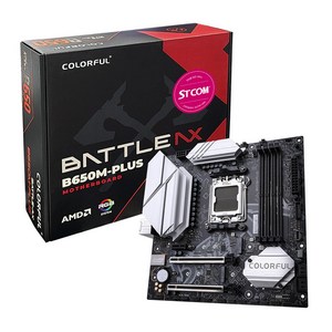 COLORFUL BATTLE-AX B650M-PLUS V14 STCOM 메인보드 컬러풀 가성비 컴퓨터 AMD PC