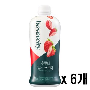 베버시티 후루티 딸기스무디 1.8kg 6개