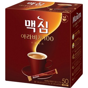 맥심 아라비카 100 커피믹스, 11.8g, 50개입, 4개