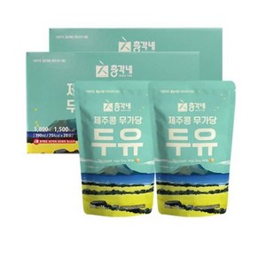 총각네 제주콩 무가당 두유, 190ml, 40개