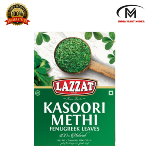 LAZZAT KASOORI METHI( FENUGREEK LEAVES) 카슈리 메티 50G 1개