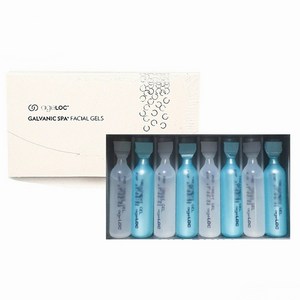 뉴스킨 에이지락 갈바닉 스파 페이셜젤 얼굴젤 - 4회분량 32ml (흰색젤4개+파랑색젤4개), 1개