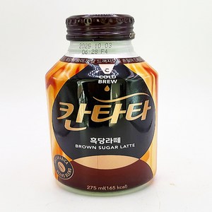 롯데 칠성 칸타타 콜드브루 흑당라떼, 18개, 275ml