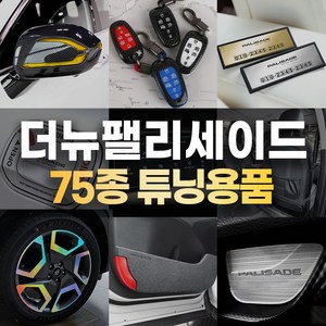 [카비니] 더뉴 팰리세이드 호환 차량용품 도어커버 악세사리 스티커 모음, 04 DJ_글로브박스커버, 카본
