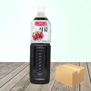 유나인베이스 석류 1.5L x 8ea / 과일원액 희석음료, 8개, 1개입