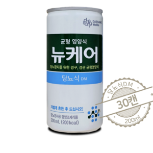 대상웰라이프 뉴케어 당뇨식 DM, 200ml, 60개