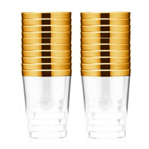 쓱싹 금라인 일회용 플라스틱 컵 300ml, 20개, 2개