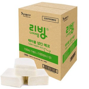 삼정펄프 리빙 테이블 냅킨 / 100매/1밴드 x 100밴드 / 10000매, 1개, 10000개입