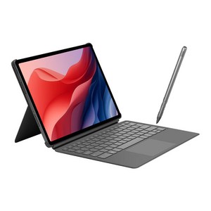 레노버 정품 XIAOXIN PAD PRO 태블릿 12.7인치 2025 2세대 2in1 마그네틱 키보드 거치대 케이스, 키보드+레노버터치펜, 1개