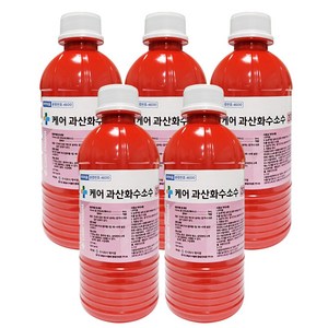 케어팜 과산화수소 상처 소독 상처 구강 세척, 5개, 250ml