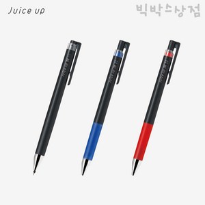 파이롯트 쥬스업 0.4 볼펜 1p 노크식볼펜 젤잉크펜 JUICE UP 중성펜 PILOT 단색 흑청적 필기 메모 사무용, 레드 1자루