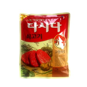 CJ제일제당 쇠고기 다시다, 1kg, 1개