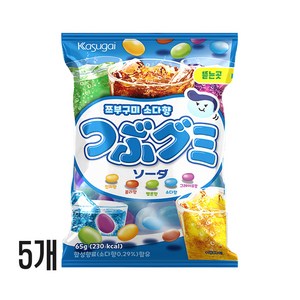 카수가이 쯔부구미 소다향, 65g, 5개