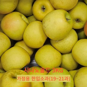 [당도대장]초고당도 황금사과 시나노골드 정품 가정용 2kg 3kg 5kg, 1박스, 가정용 시나노골드3kg 한입소과(19~21과)