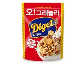 마켓오네이처 오 그래놀라 다이제 시리얼, 250g, 1개