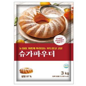 새롬푸드 슈가파우더, 1개, 3kg