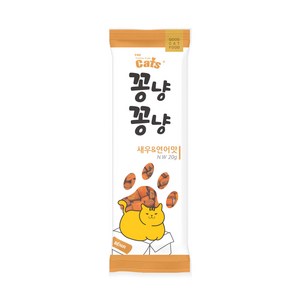 더캣츠 쿠키 꽁냥꽁냥 고양이간식, 20g, 1개