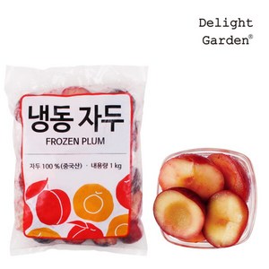 [딜라잇가든] 냉동 자두(반태)1kg x 5, 냉동 자두(반태) 1kg, 5개