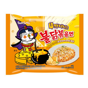 불닭볶음면 4가지 치즈 145g, 8개