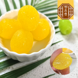 안주인몰 레몬젤리 75%함유 lemon 1kg 대용량 허니 학교 간식 부모님 건과일 선물 여행 회사 유치원, 2개