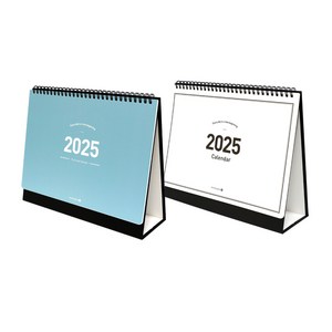 모닝글로리 2025년 스탠딩 달력 탁상용 캘린더 데스크 업무용, 2개, 스탠딩 달력(중)