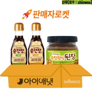 [아이배냇] 베베 이유식 순간장 국물용 190ml + 순간장 비빔용 190ml + 순창한식된장 150g 세트, 1개