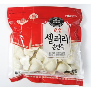 중국만두 중국물만두 셀러리돼지고기손만두 친차이만두, 1개, 600g