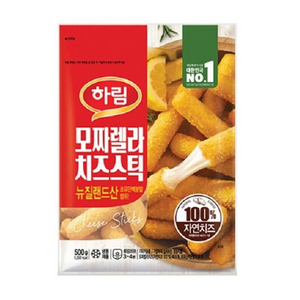 하림 모짜렐라 치즈스틱 500g, 2개