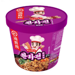 하이디라오 쏸라펀 누들컵 128g, 12개