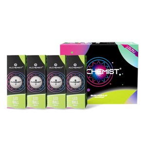 알키미스트 LED 골프공 12P, 1세트, 12개입