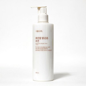 식물나라 뽀얀쌀 맑은톤 로션 300mL, 2개