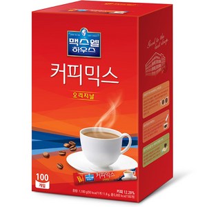 맥스웰하우스 커피믹스 오리지널, 11.8g, 100개입, 4개