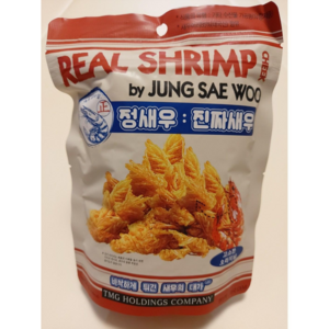 정새우 진짜새우 오리지널맛, 50g, 12개