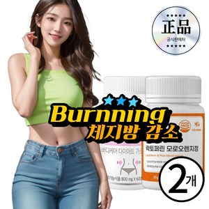 체지방 감소 지방분해제 1위 버닝제 칼로리 다이어트 보조제, 1세트, 120정