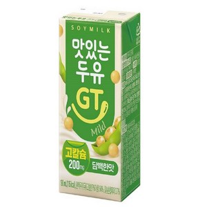 남양 맛있는 두유 GT 고칼슘 담백한맛 190ml, 1개