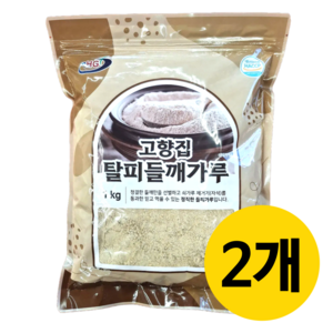 고향집 기피 박피 들깨가루, 2개, 1kg