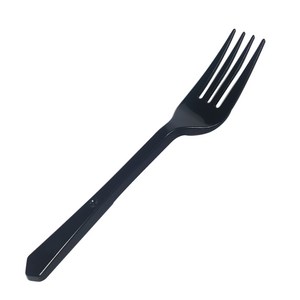 투고팩 위생적인 개별 포장 블랙 일회용 포크, 300개, 1개