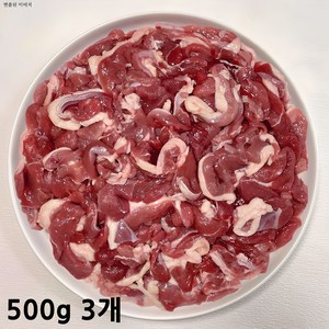 [팜스제임] 오리고기 로스 생 오리 슬라이스 무항생제 인증 (냉장), 500g, 3개