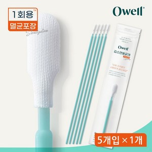 깁스긁개 가려움 기브스 냄새 소독 일회용 안심포장 5개입 세트, 1개