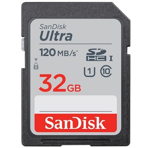 샌디스크 울트라 SD카드 SDSDUN4, 32GB, 1개