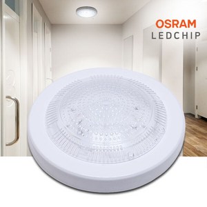 15W LED 센서등/직부등/슬림형/현관조명, 오스람칩 LED15W 원형직부등