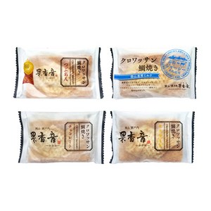 SCD GLOBAL / 카카오 크로와상 타이야키 일본 붕어빵 4종, 80g, 4개