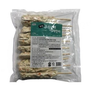 빅오징어야채핫바 가토코 1.3kg(130g x 10ea) 냉동, 1개, 130g