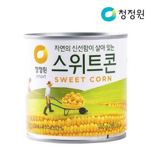 청정원 스위트콘 통조림, 340g, 12개