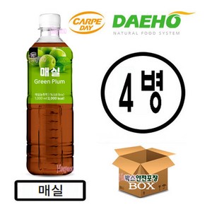 대호 카르페데이 매실 액상 1000ml x 4개, 1L