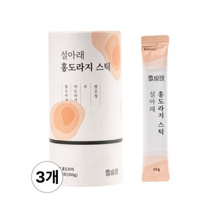 설아래 홍도라지스틱, 15g, 3개, 20개입