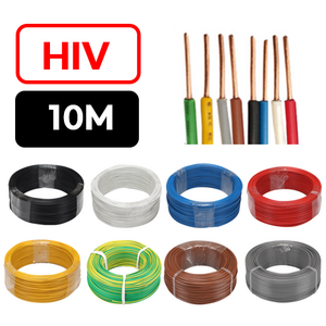 HIV 전선 전기선 단선 1.5SQ 2.5SQ 10미터 단위 절단판매 스위치 콘센트 전기단선, 1개, HIV 2.5SQ 흑색 (10m)