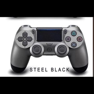 PS4 무선 게임패드용 블루투스 컨트롤러 소매 박스 없음, 1개, 12) Steel black logo, [12] Steel black logo