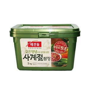 CJ 해찬들 사계절쌈장3kg, 3kg, 1개