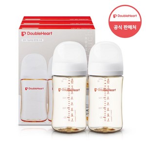 더블하트 모유실감 3세대 트윈팩 240ml 블루밍가든, 제뉴인화이트, 6개